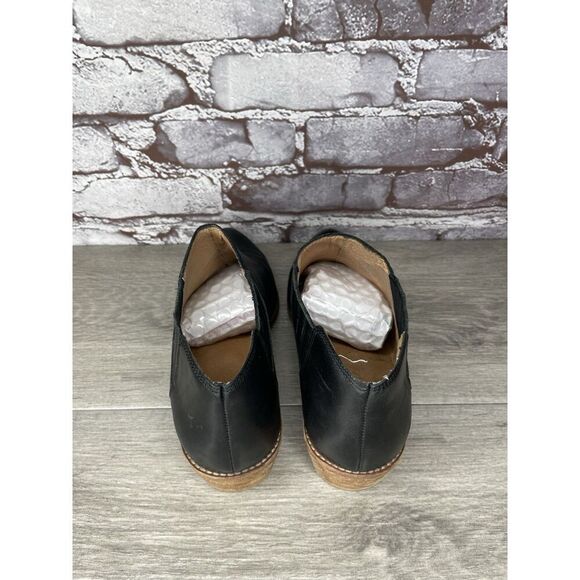 Madewell The Myles Black Leather Ankle Booties Heeled Boots Women Sz 8M US/39EU - Picture 6 of 16